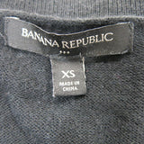 Banana Republic Womens Front Button Cardigan Sweater Long Sleeves Black Size XS