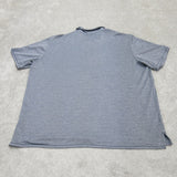 Adidas Mens Golf Polo Shirt Short Sleeve Collar Neck Logo Heather Gray Size 2XL