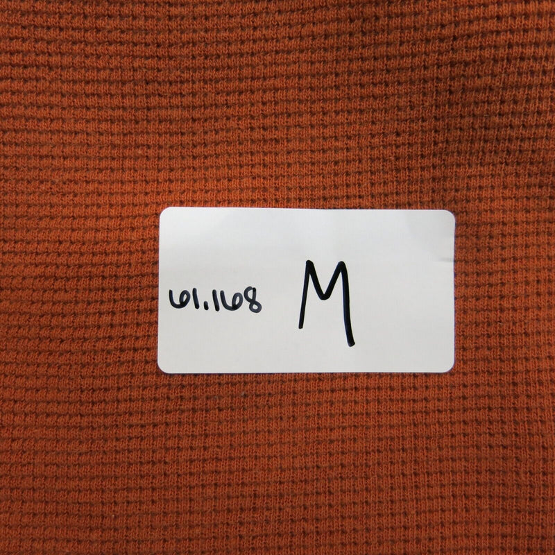Nike Mens Pullover Sweatshirt Crew Neck Long Sleeve Orange Brown Logo SZ X Large
