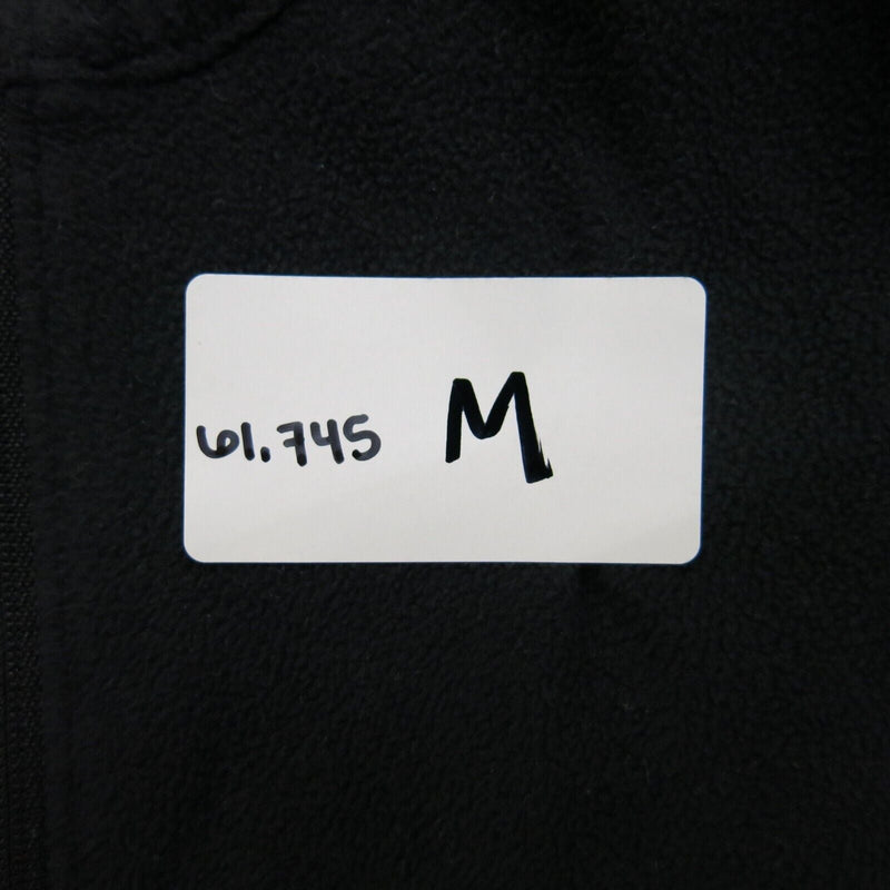Columbia Mens Pullover Sweatshirt 14 Zip Long Sleeve Mock Neck Black Size M
