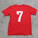 Nike Football T-Shirt Youth Boys Medium Red Sports Homewood Soccer Club Shirt
