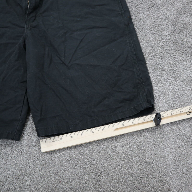 Wrangler Mens Casual Bermuda Short High Rise 5 Design Pockets Black Size 39