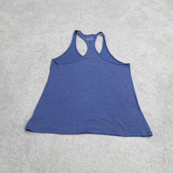 Under Armour Tank Top Womens M Purple Loose Fit Heat Gear Casual Outdoor Top