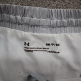 Under Armour Womens Activewear Running Shorts Mid Rise Gray Size XS HEATGEAR