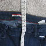 Tommy Hilfiger Womens Skinny Leg Jeans Mid Rise Five Pockets Blue Size 6