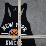 NBA New York Knicks Womens Activewear Tank Top Sleeveless Scoop Neck Black SZ S