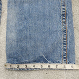 Wrangler Mens Wide Leg Denim Jeans Stretch Mid Rise Flat Front Blue Size 20X