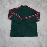 Woolrich Mens Pullover Sweater 1/4 Zip Long Sleeve Knitted Green Size Large