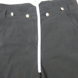 Vintage Womens The Slim Ankle Pant Straight Leg High Rise Solid Black Size 6