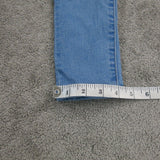 American Eagle Women Skinny Jeans Super Stretch Mid Rise Blue Size 2 Regular