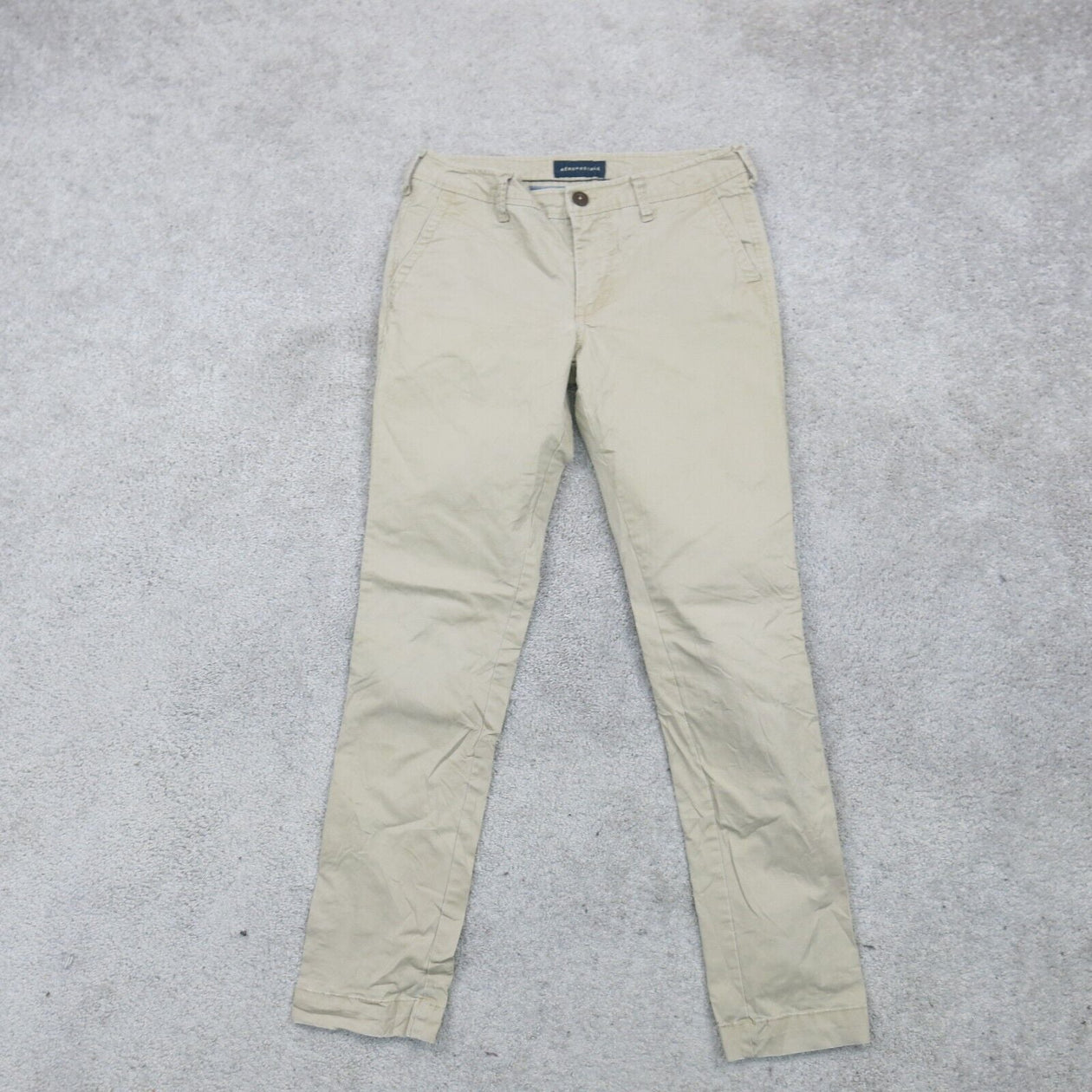 Michael Kors Men's 100% Cotton Flat Front Straight Fit Chino Pants