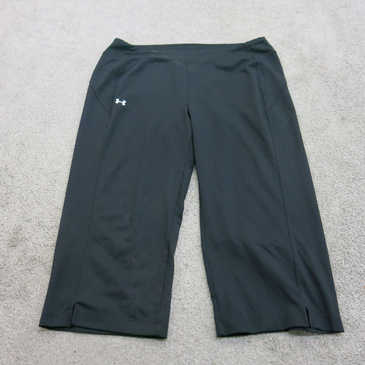 Under Armour Pants Large Gray Womens Loose Coldgear Fleece Athletic Used  Casual