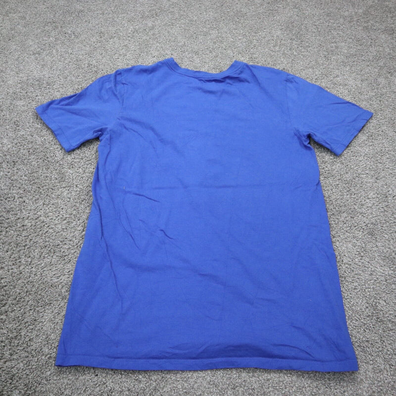Nike Mens T Shirt Top Crew Neck Graphic Tee 100% Cotton Short Sleeve Blue Size S