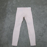 NWT Women Super Stretch Jeans Skinny Leg Mid Rise Five Pockets Light Pink Size 8