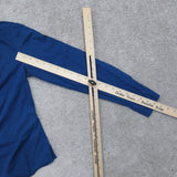 Talbots Women Button Up Blouse Shirt Top Long Sleeve 100% Cotton Blue Size Small