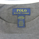 Ralph Lauren Mens Activewear Logo Pullover Sweatshirt Long Sleeves Gray Size L