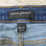 Banana Republic Womens Jeans Mid Rise Bootcut Leg Jeans Denim Blue Size 30/10