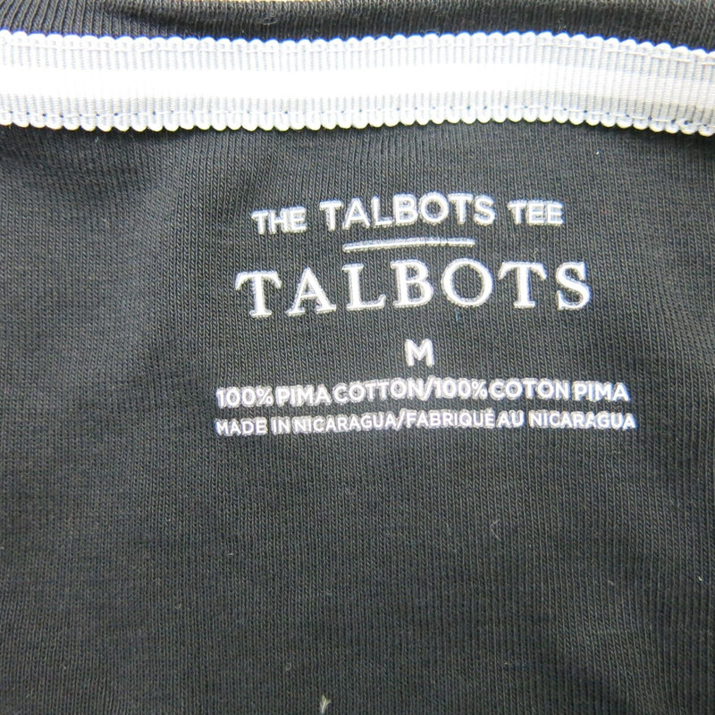 Talbots Women Pullover The Talbots Tee Sweatshirt Long Sleeves Black Size Medium