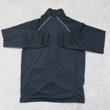Nike Mens Activewear Full Zip Up Track Jacket Long Sleeve Mock Neck Black Size S