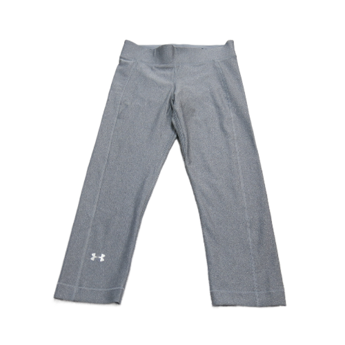 Under Armour Womens Activewear Athletic Logo Capri Pants Low Rise Gray –  Goodfair