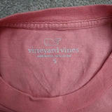 Vineyard Vines Women Pullover Sweatshirt Long Sleeve 100% Cotton Pink Size Small
