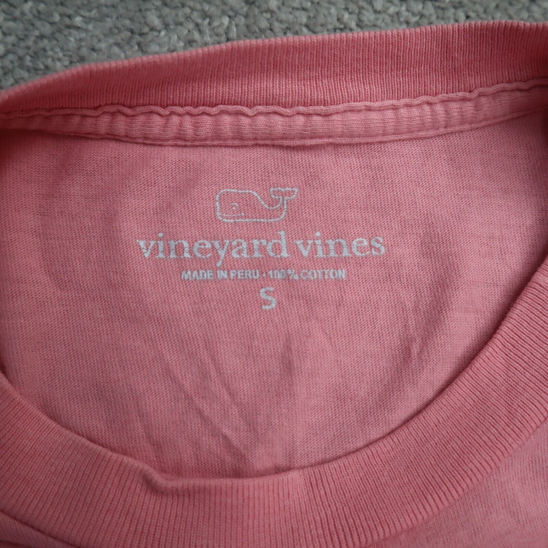 Vineyard Vines Women Pullover Sweatshirt Long Sleeve 100% Cotton Pink Size Small