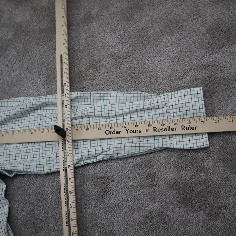 Ralph Lauren Mens Check Button Down Shirt Long Sleeve Classic Fit Multi Size 16
