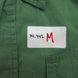Wrangler Mens Button up Shirt Short Sleeves 100% Cotton Pockets Green Size XL
