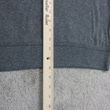 Adidas Mens Raglan Sleeve Sweatshirt Climawarm Round Neck Gray Size US Small