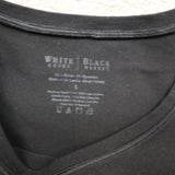 White House Black Market Women Tank Top Scoop Neck Sleeveless Black Size Large