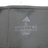 Adidas Womens Activewear Track Pant Climalite Elastic Waist 3 Striped Black SZ S