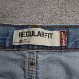 Levis 505 Mens Denim Jeans Straight Leg Regular Fit 100% Cotton Blue SZ W36XL30