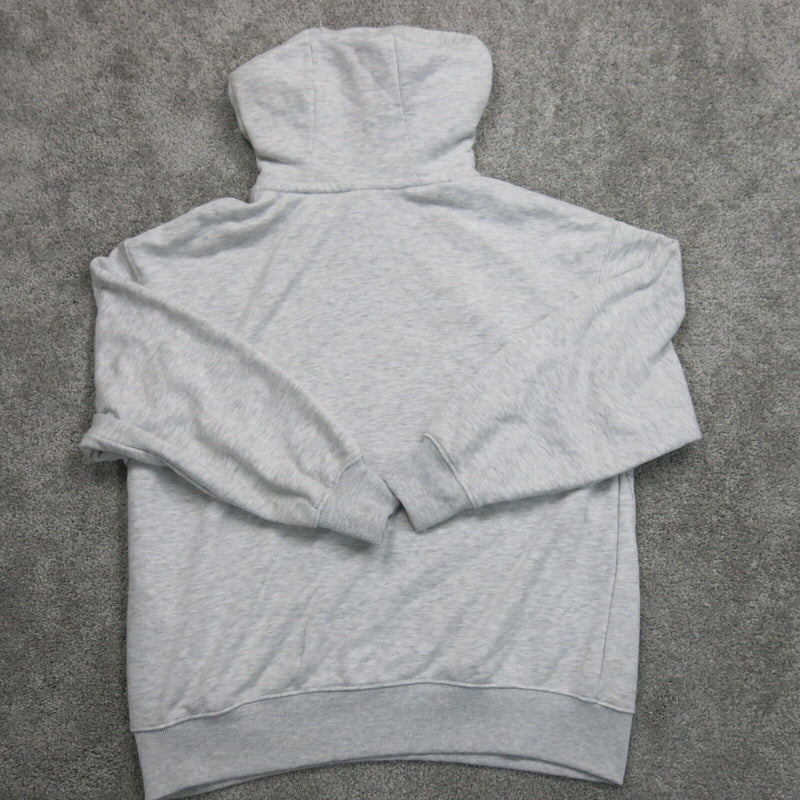 Zara Mens Pullover Hoodie Sweatshirt Long Sleeve Graphic Print Gray Size 13-14