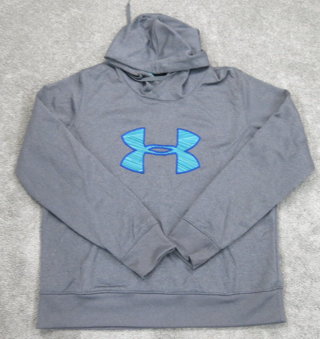Under Armour T Shirt Womens Size Medium Blue Solid Long Sleeve Fitted –  Goodfair