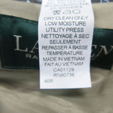 Lauren Ralph Lauren Mens Blazer Coat Single Breasted Long Sleeves Beige Size 46R