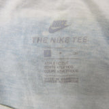 The Nike Tee Women Just Do It T Shirt Short Sleeves Round Neck Blue White SZ S/P