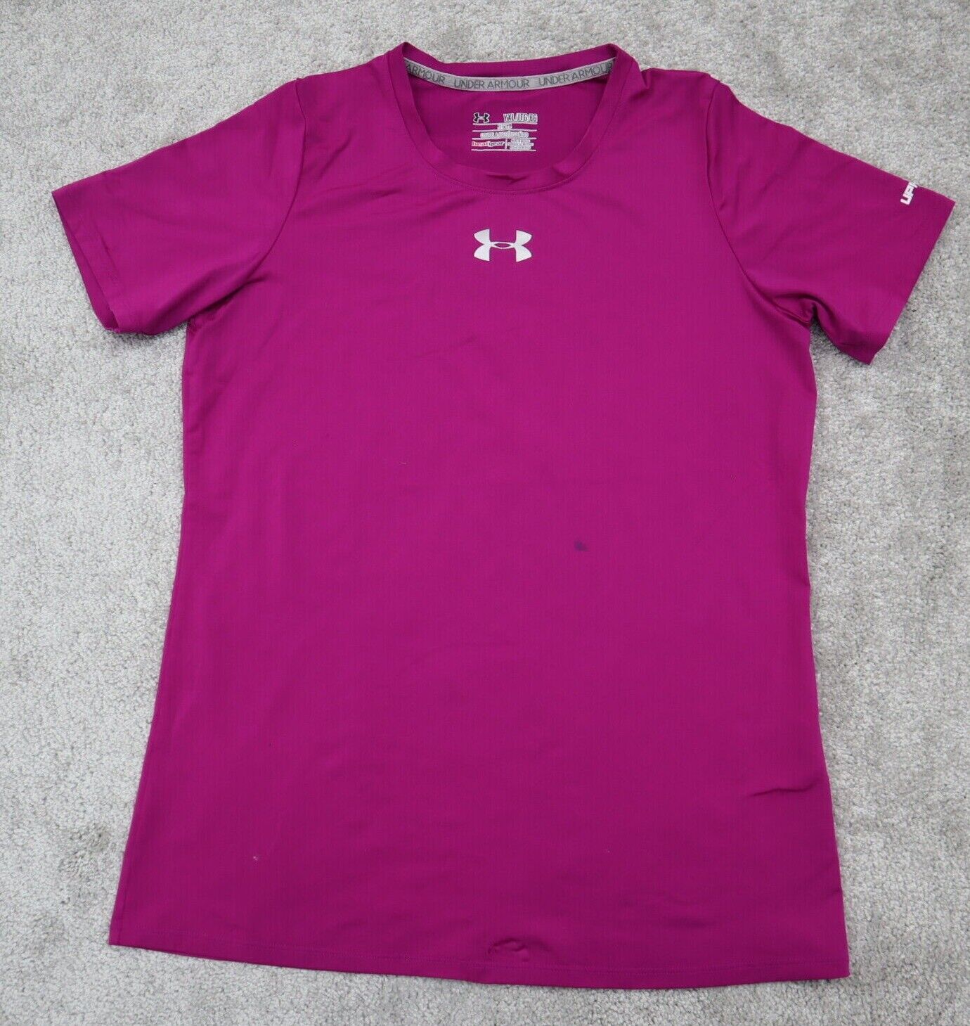 Pink under deals armour shirt youth