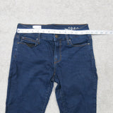 Gap 1969 Womens Legging Denim Jeans Stretch Low Rise Pockets Blue Size Medium