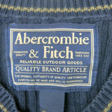 Abercrombie & Fitch Womens Pullover Knitted Sweater Long Sleeve Dark Blue Size S