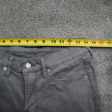 Lucky Brand Womens Slim Straight Jeans Mid Rise Five Pocket Clay Gray W29XL32