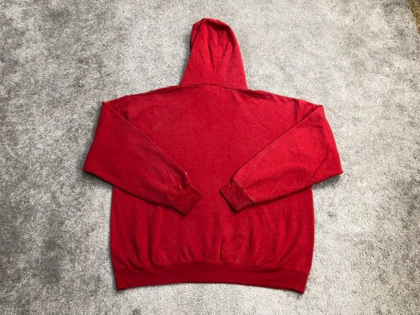 Champion Hoodies Men X Large Red Pullover Sweater Pockets Cincinnati Long Sleeve