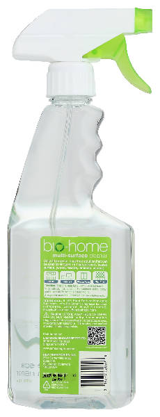 bio-home Multi-Surface Cleaner - Lemongrass & Green Tea 17 fl. oz., Non-Toxic, 100% Plant-base Actives, Rinse-free formula, Suitable for all hard surfaces