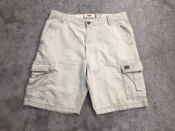 Levis Shorts Men W38 Beige Cargo Shorts 100% Cotton Workwear Outdoor Lightweight