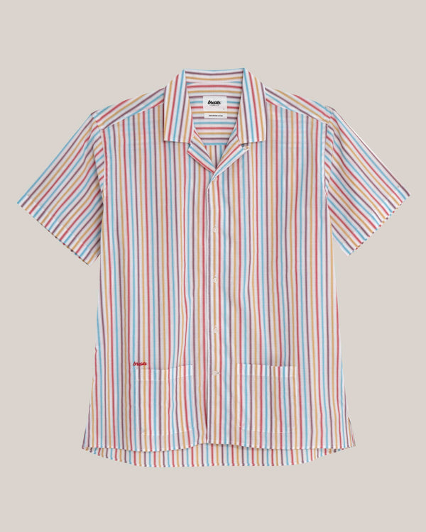 Downtown Stripes Aloha Shirt