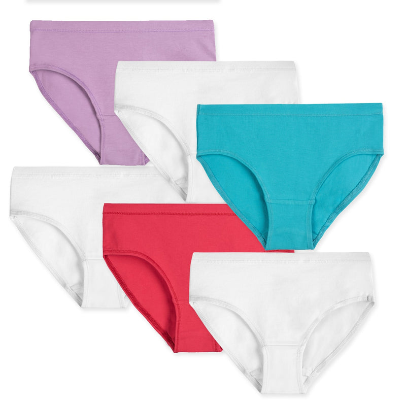 Organic Cotton Kids Bikini Underwear - 6 Pack FINAL SALE