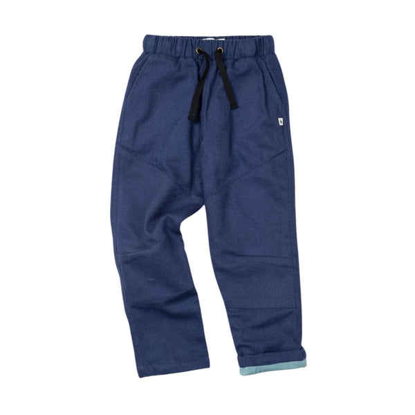 Lined Ash Pants - Navy