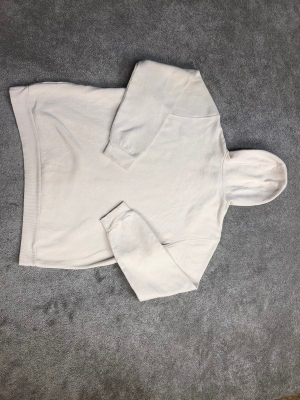 Adidas Hoodies Mens Large White Pullover Sweatshirts Long Sleeve Pockets