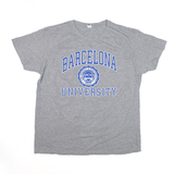 ROLY Barcelona University T-Shirt Grey Short Sleeve Boys XL