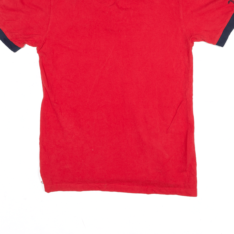 DICKIES Polo Shirt Red Short Sleeve Mens L