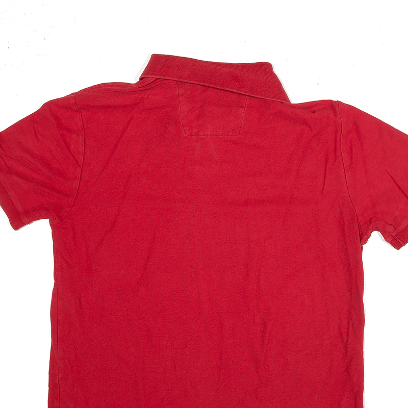 NAUTICA Polo Shirt Red Short Sleeve Mens S